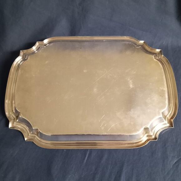Vintage Sterling Silver Tray Poole Award Carl W. Moyer 1960 Engraved Signatures - Picture 3 of 11